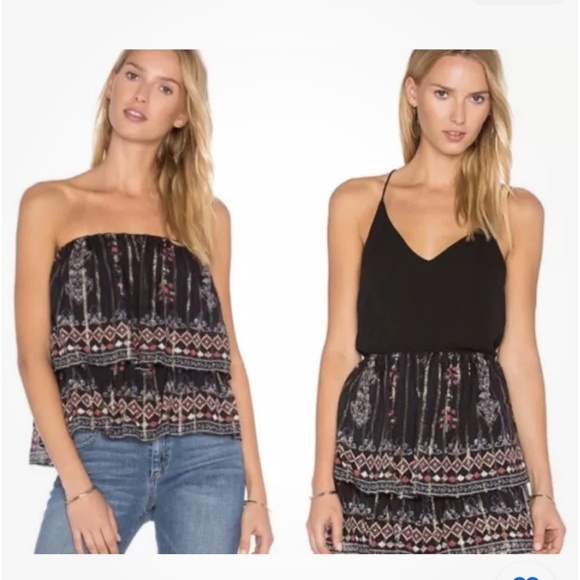 Joie Silk Lyane Convertible Mini Skirt or Top - Picture 1 of 10